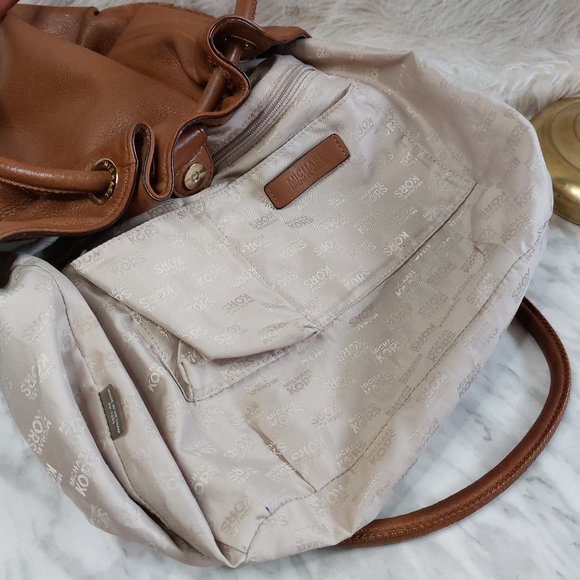 Michael Kors Astor Ring Tan Leather Tote - Picture 6 of 13
